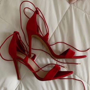 Strappy Tie Aldo Heeled Sandals